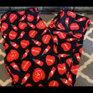 Men’s Sriracha Pajama Pants NWOT size XL